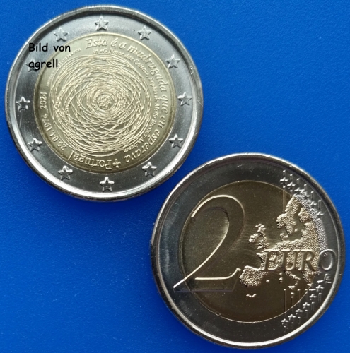 2 Euro Gedenkmünze Portugal 2024