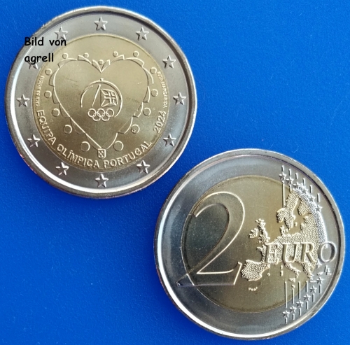 2 Euro Gedenkmünze Portugal 2024