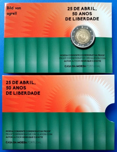 2 Euro Gedenkmünze Portugal 2024