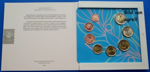 Kursmünzensatz San Marino 2024 Stgl.