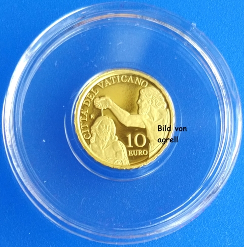 10 Euro gold commemorative coin Vatican 2024