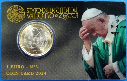 Vatican Coin card 2024