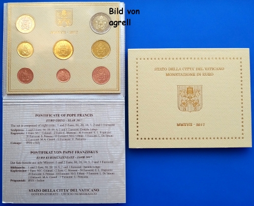 Coin set Vatican 2017 BU